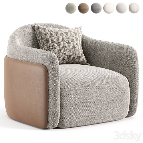 '3dsky Pro - Caris Swivel Lounge Chair' '3dsky Pro - Caris Swivel Lounge Chair'