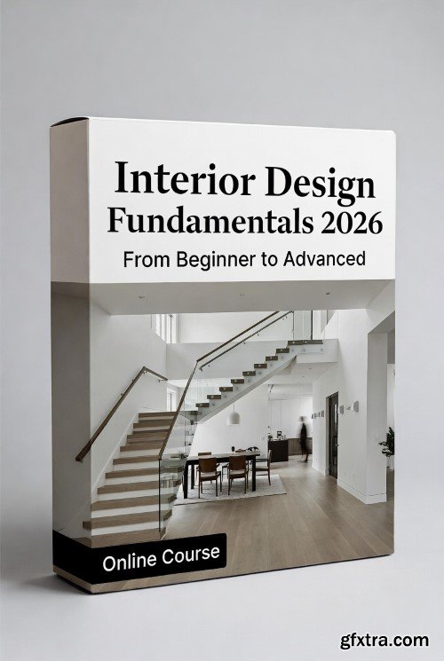 Udemy - Interior Design Fundamentals 2026 -From Beginner to Advanced