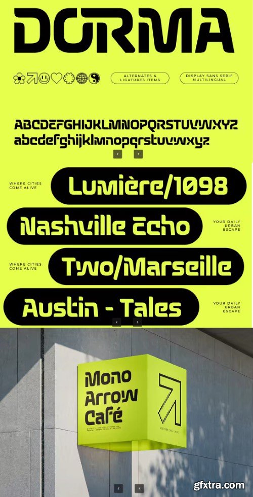 Dorma Sans Serif Display Font