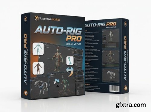 Superhivemarket - Auto-Rig Pro v3.76.17 Full