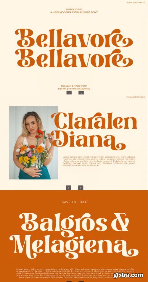 Bellavore - Display Serif Font