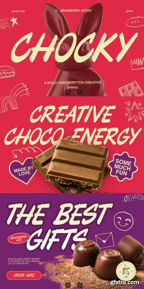 Chocky Bold Handwritten Font