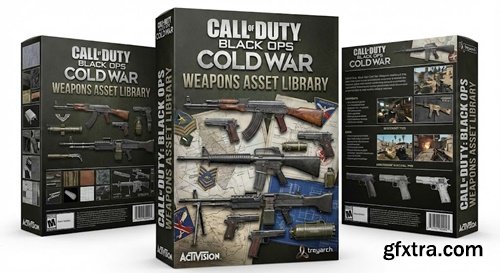 Call of Duty: Black Ops Cold War Weapons Asset Library