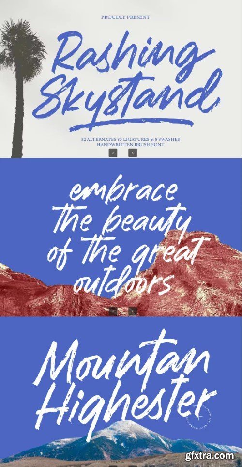 Rashing Skystand Font