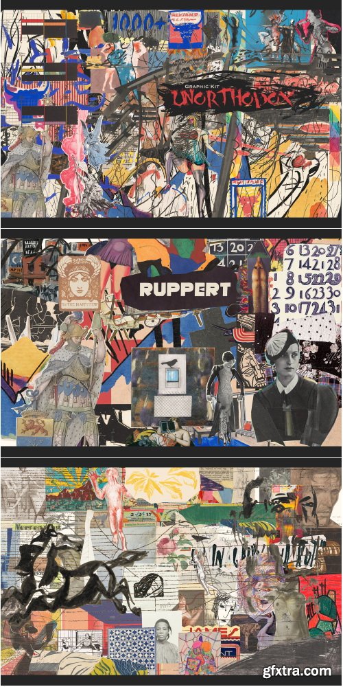 CreativeMarket - 1000+ Unorthodox Graphic Kit - 42170153