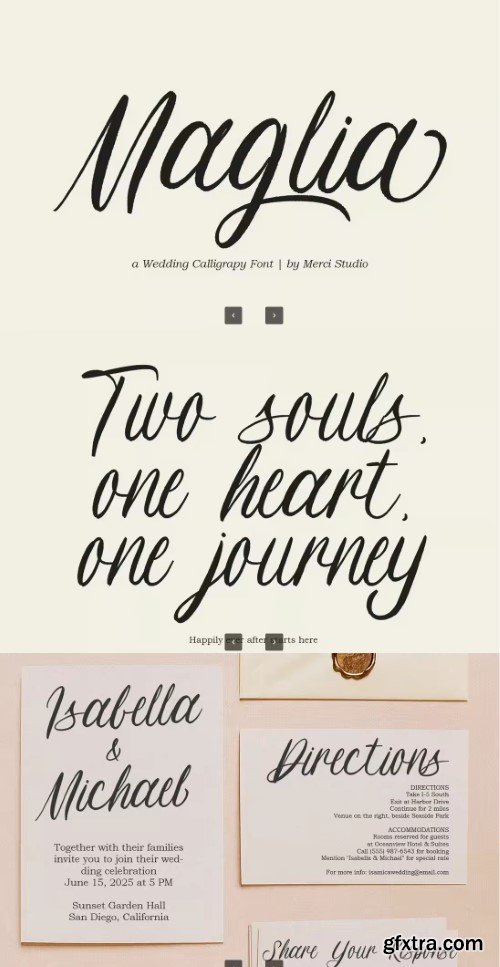 Maglia – Wedding Calligraphy Font