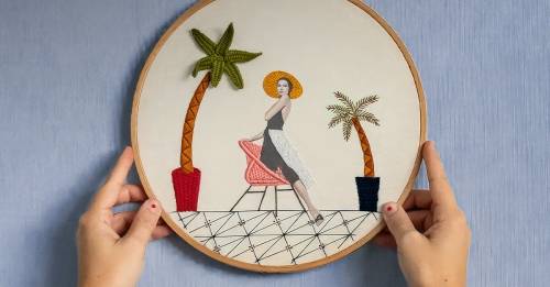 'Domestika - Photo Embroidery on Fabric'