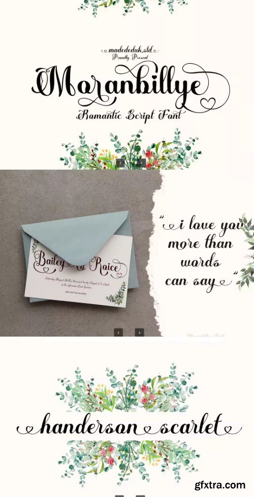 Moranbillye Script Font
