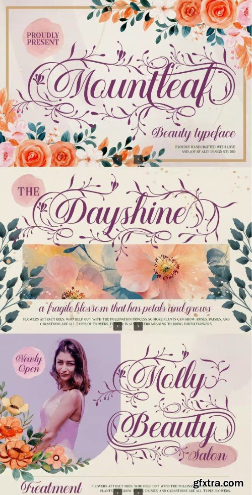 Mountleaf Typeface Font