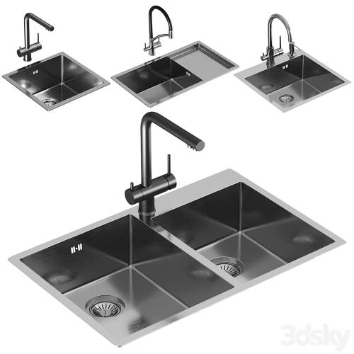 '3dsky Pro - Kitchen sink set'