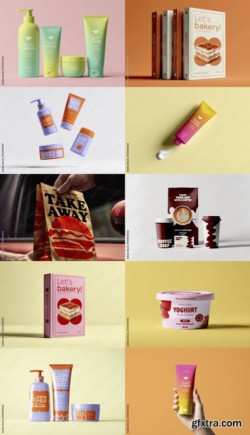 10 Mockup Templates Bundle 31 by Adobestock