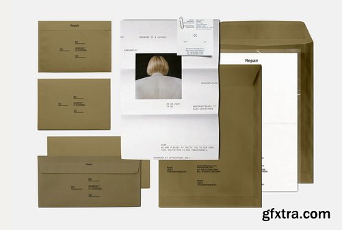 CreativeMarket - Branding Stationery Envelope Mockup - 91527742
