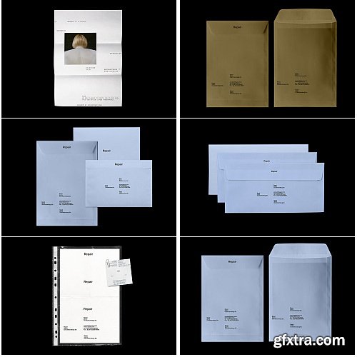 CreativeMarket - Branding Stationery Envelope Mockup - 91527742