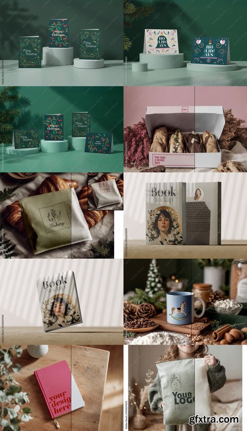 10 Mockup Templates Bundle 35 by Adobestock