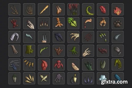 Craftpix - Claw Loot Vector Game Icons