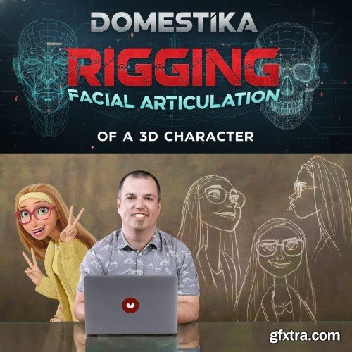 Domestika - Rigging: Facial Articulation of a 3D Character