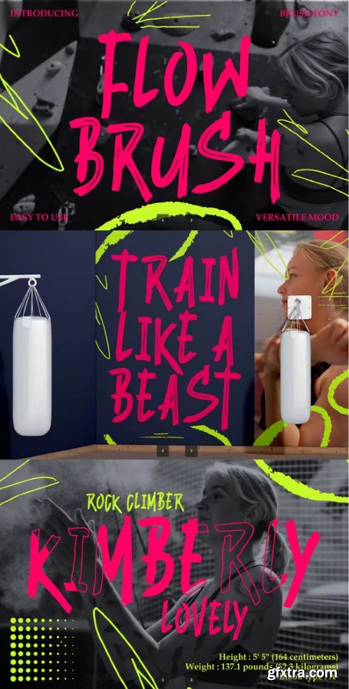 Flowbrush Brush Font