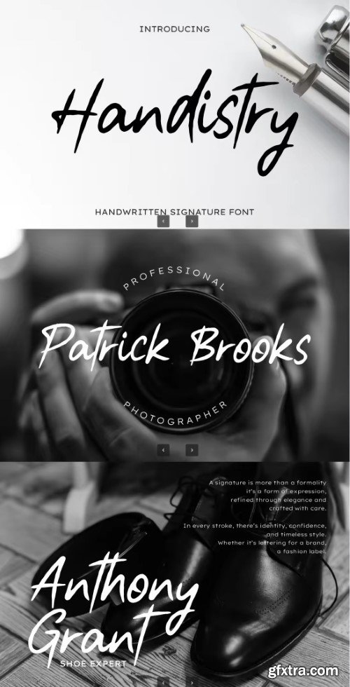 Handistry Handwritten Font