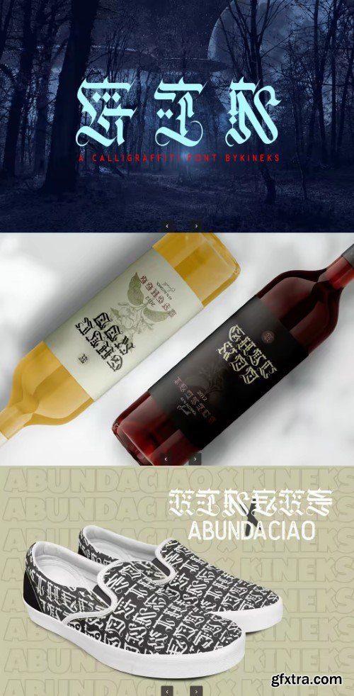 Gin | Calligraffiti Typeface