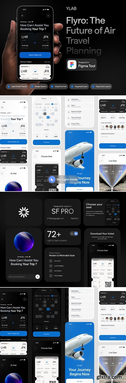 Flyro : Flight Booking & Travel Planning App