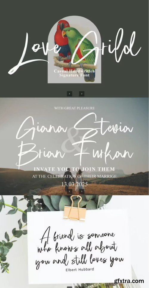 Love Grild - Brush Signature