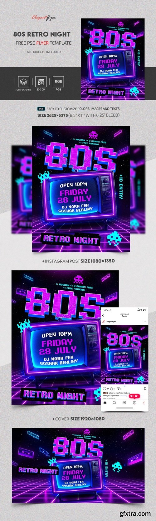 Elegantflyer - 80s Retro Night