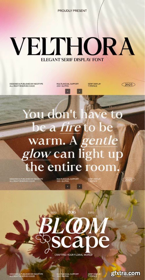 Velthora - Elegant Serif Display