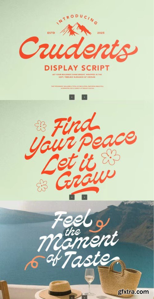 Crudents - Bold Display Script