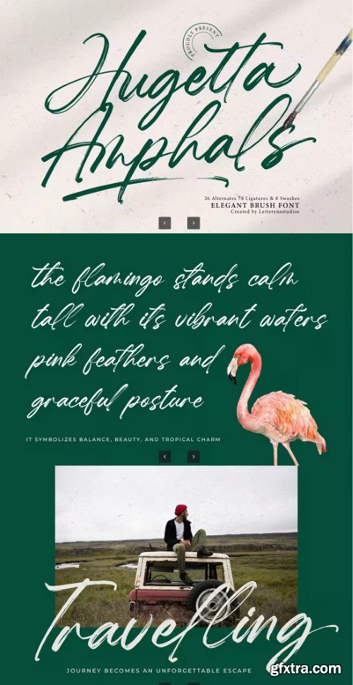 Hugetta Amphals Font