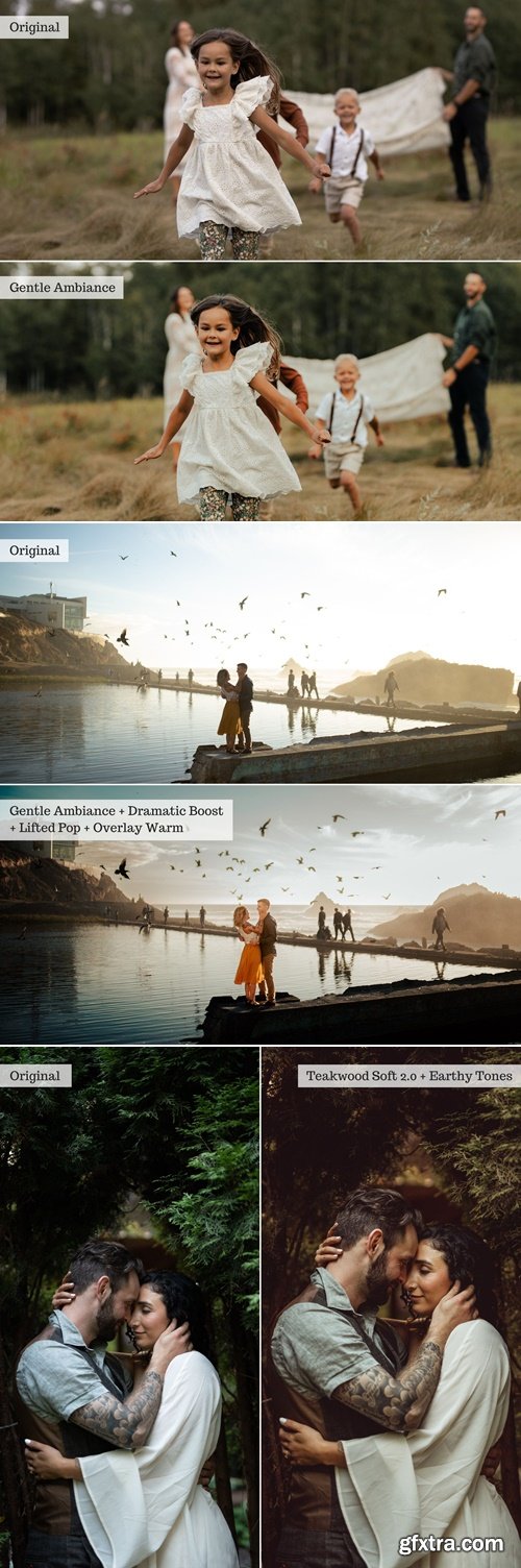 The Luxe Lens - Earthy Moods 2.0 Lightroom Presets & AI Powered Tools - Desktop & Mobile