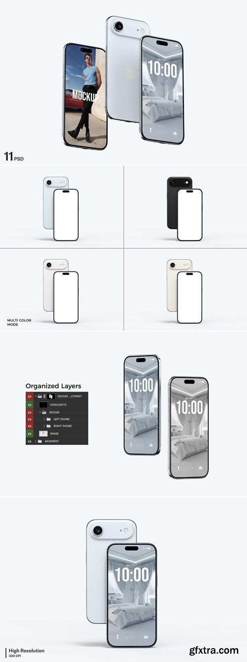 MockupCloud - Realistic iPhone 17 Air Mockup