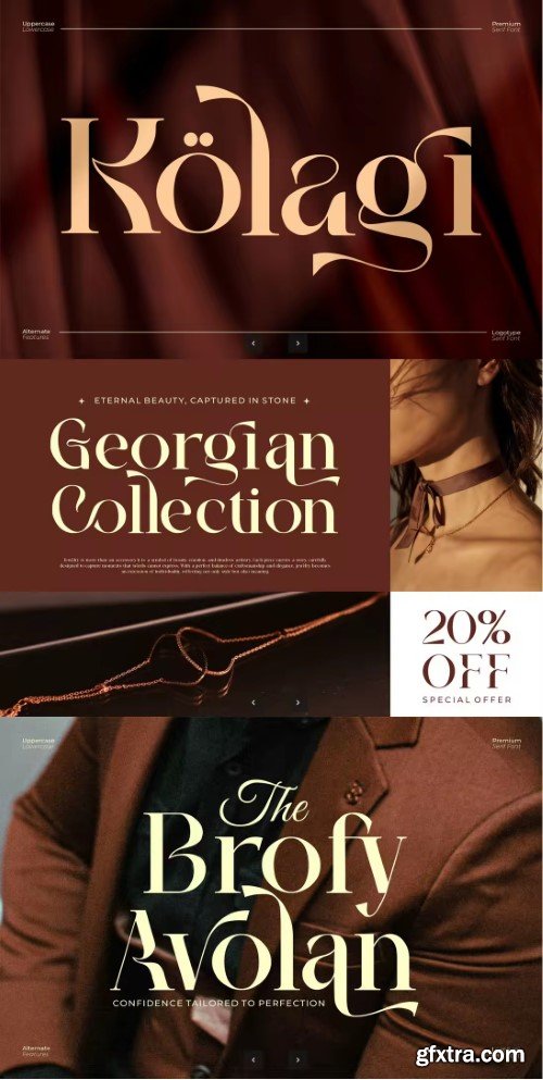 Kolagi || Modern Classy Serif Font