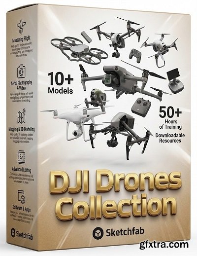 Sketchfab - DJI Drones Collection