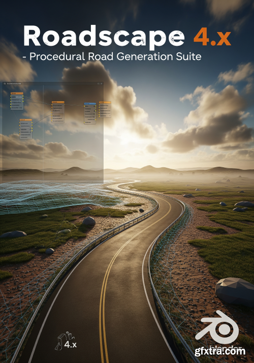 Roadscape 4.13 (Road Generator Now With Blender Gis/Osm Support)