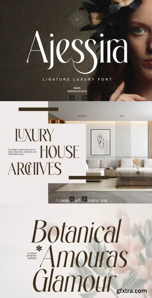 Creativemarket - Ajessira – Modern Elegant Ligature