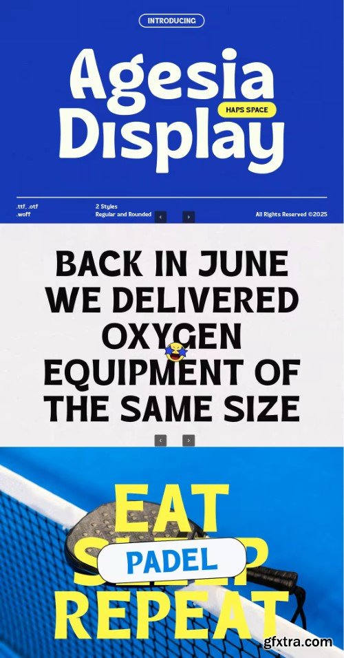 Myfonts - Agesia Display Font