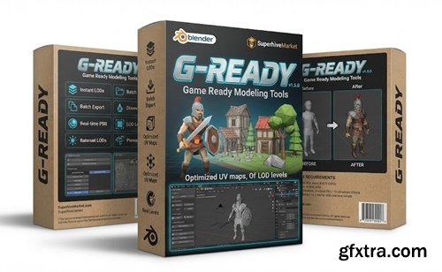 SuperhiveMarket - G-Ready v1.5.0 - Game Ready Modeling Tools