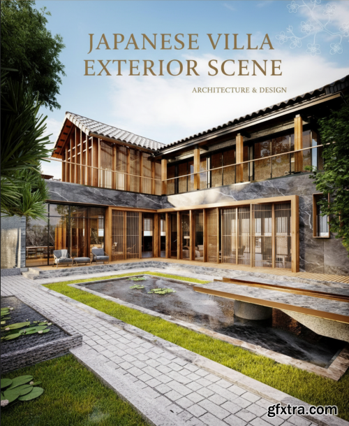 Japanese Villa Exterior 3ds Max Scene