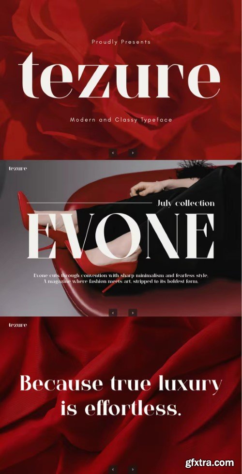 Tezure – Elegant Font