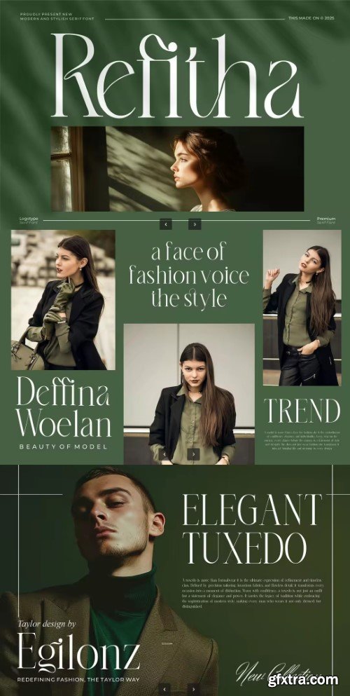 Rafitha || Modern Classy Serif Font