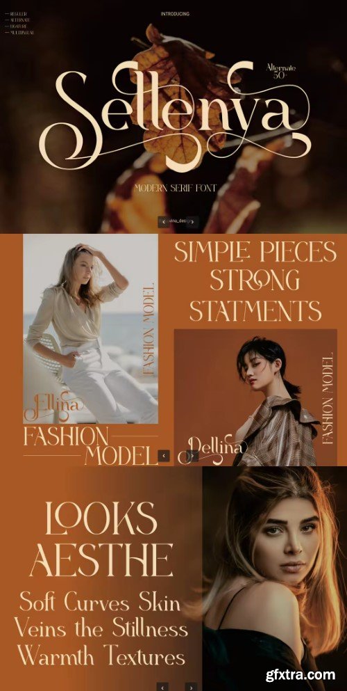 Sellenya - Modern Serif Font