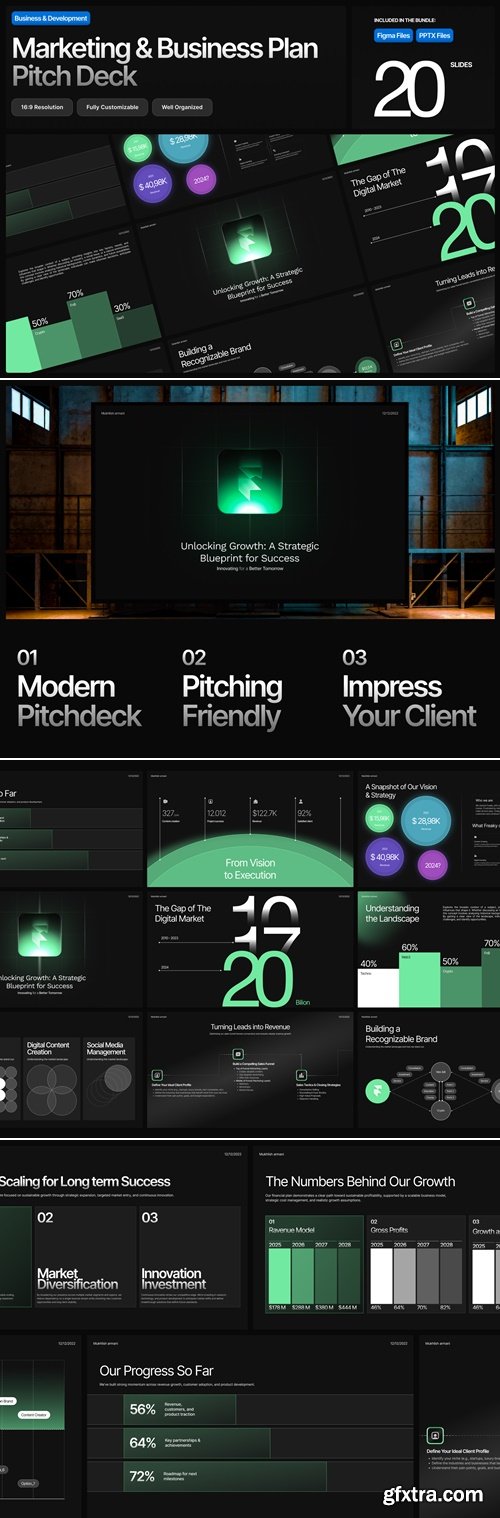 Marketing & Business Plan Pitch Deck