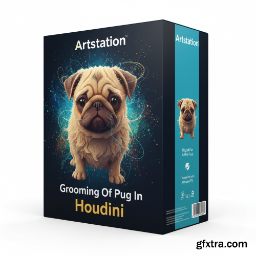 Artstation - Grooming Of Pug In Houdini