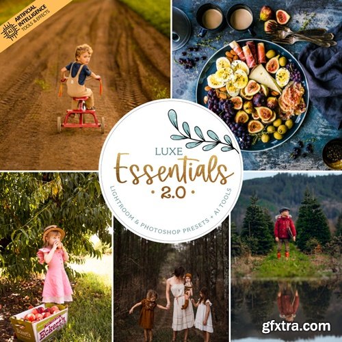The Luxe Lens - Essentials Lightroom Presets & AI Tools v2.0 - Desktop & Mobile
