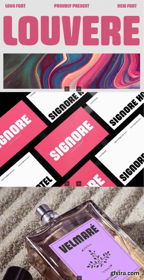 Creativemarket - Louvere – Logo Font