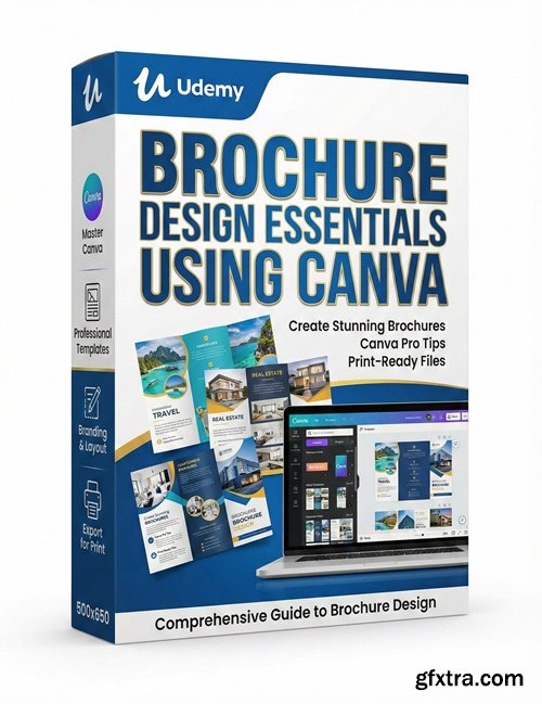 Udemy - Brochure Design Essentials Using Canva