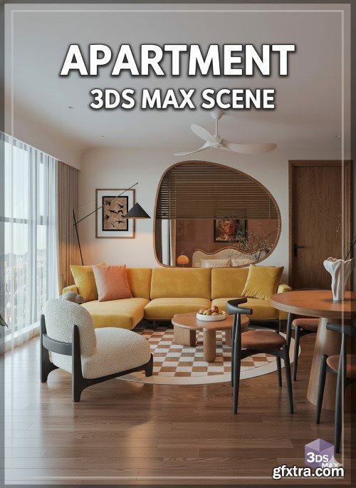 Apartment 3ds Max Scene 09