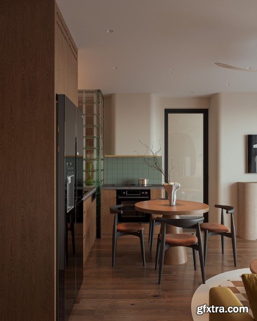 Apartment 3ds Max Scene 09