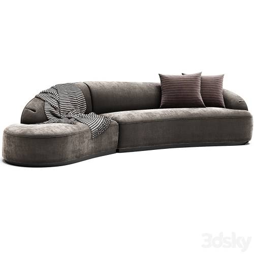 '3dsky Pro - Reya Curved Sectional'