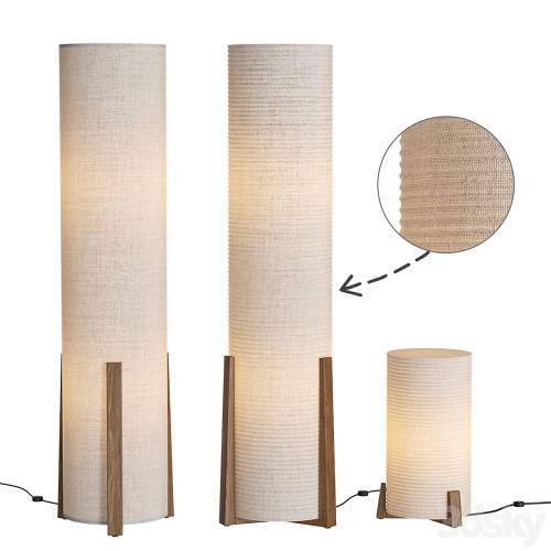 '3dsky Pro - Nordic Japanese Floor Lamp by AFRALIA'